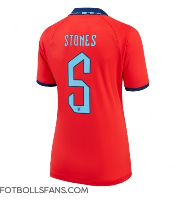 England John Stones #5 Replika Bortatröja Damer VM 2022 Kortärmad